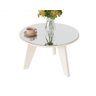 Mesa de Centro Espanha Tampo com Espelho - Artely - Off White - 3