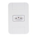 Ver imagem 1 de Conjunto 4x2 com 1 Tomada 2p+t 20 a 250 V Tramontina Tablet Branco Tramontina
