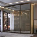 Ver imagem 1 de Guarda Roupa Casal 274cm 3 Portas Reflecta com Led 100% Mdf Cor:olmo