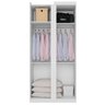 Guarda-Roupa Roupeiro Gold Canto Branco - 3