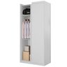 Guarda-Roupa Roupeiro Gold Canto Branco - 1