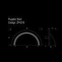Ver imagem 2 de Puxador Shell 64mm Níquel Escovado Zen Design
