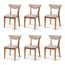 Ver imagem 2 de Kit 6 Cadeira de Jantar Madeira Maciça Floripa Estofada Premium Ergonomica Confortável Di Franco