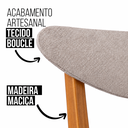 Ver imagem 3 de Kit 6 Cadeira de Jantar Madeira Maciça Floripa Estofada Premium Ergonomica Confortável Di Franco