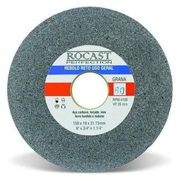 Rebolo Moto Esmeril 6 X 3/4 Gr 60 Rocast - 1
