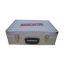 Ver imagem 4 de Kit 2 Maletas Alumínio Transporte Chave Divisória Pesca Acessórios Ferramentas Ma-800 E Ma-810