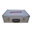 Ver imagem 6 de Kit 2 Maletas Alumínio Transporte Chave Divisória Pesca Acessórios Ferramentas Ma-800 E Ma-810