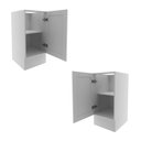 Ver imagem 5 de Balcão 40cm Branco em MDF com 1 Porta, Rodapé e 1 Prateleira - Tecnomobili