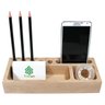 Porta Lápis, Caneta, Celular Organizador em Madeira Maciça - 4