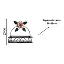 Ver imagem 2 de Porta Shampoo Rústico em Ferro:rosa