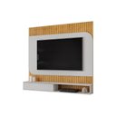 Ver imagem 3 de Painel para TV 65 Polegadas com Nichos Tom para Sala de Estar Cedro Bali DJ Móveis