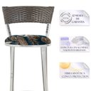 Ver imagem 3 de Banqueta Bistro para Bar, Cozinha, Balcão em Alumínio e Fibra Tc Zanutto 5 Unidades Argila