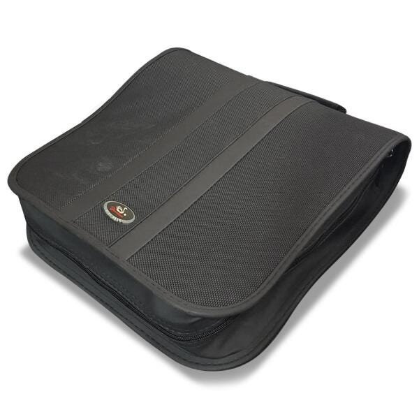 Porta Cd Dvd Maleta 256 Mídias Case Jiadai Resistente | MadeiraMadeira
