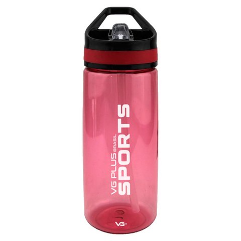 Garrafa Squeeze Aerobic Plástico com Bico 650ml Academia Vg+