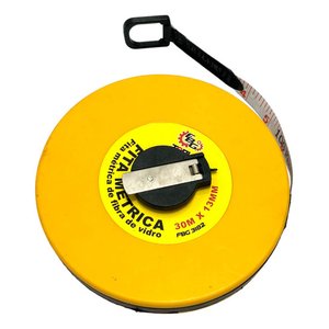Trena Fita Métrica 30mx13mm Fibra de Vidro