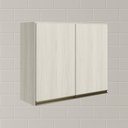 Ver imagem 6 de Armario Aereo 2 Portas Mdf 80 Cm Kali 12211 Bianco Toq Bianco Toq Nicioli