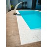 Borda Piscina Atermica  boleada 50x25x2,0cm Branca - Silvano Schwanke Linha Premium - 3