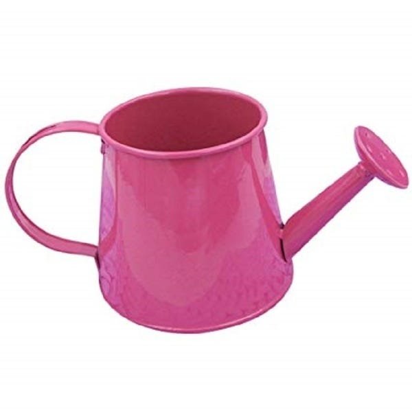 Mini Regador De Metal Rosa Lembrancinhas - 1
