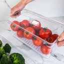 Ver imagem 3 de Kit Organizador de Geladeira Clear Fresh 4 Peças Transparente ou