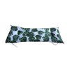 Almofada Futon para Cadeira e Banco 1,50 M X0,60 Cm Estampada:verde Escuro e Branco - 1