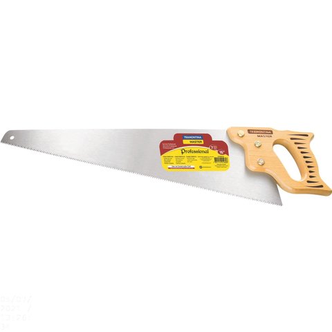 Serrote Profissional Tramontina 16" com 7 Dentes por Polegada em Aço Carbono com Cabo de Madeira Tra