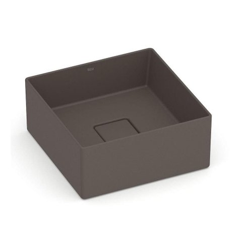 Cuba de Apoio 30x30cm sem Mesa Roca T3 Terra Cafe A32722n660