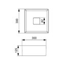 Ver imagem 5 de Cuba de Apoio 30x30cm sem Mesa Roca T3 Terra Cafe A32722n660