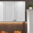 Ver imagem 5 de Armário Cozinha 80cm 2 Portas Unna - Branco