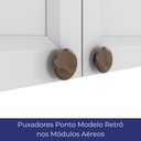 Ver imagem 6 de Armário Cozinha 80cm 2 Portas Unna - Branco