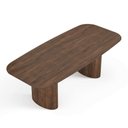 Ver imagem 4 de Mesa de Jantar Orgânica Tivoli 240cm X 110cm 9 Lugares Lamina Cinamomo Castanho