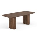 Ver imagem 1 de Mesa de Jantar Orgânica Tivoli 240cm X 110cm 9 Lugares Lamina Cinamomo Castanho