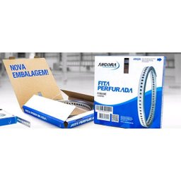 Fita Aço Perfurada 17 X 0,40 X 30 Ancora - 2