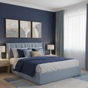 Ver imagem 3 de Kit 3 Quadros Casal Linhas Curvas Moldura:tabaco