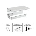 Ver imagem 7 de Porta Papel Higiênico de Parede Banheiro Inox Cromado F.max