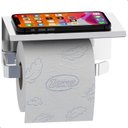 Ver imagem 2 de Porta Papel Higiênico de Parede Banheiro Inox Cromado F.max