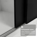 Ver imagem 6 de Guarda-Roupa Casal com Pés 3 Portas de Correr de Espelho Reno Madesa