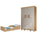 Ver imagem 1 de Jogo de Quarto Infantil com Minicama Montessoriana e Guarda-Roupa Ternura Multimóveis MP4833