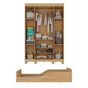Ver imagem 5 de Jogo de Quarto Infantil com Minicama Montessoriana e Guarda-Roupa Ternura Multimóveis MP4833