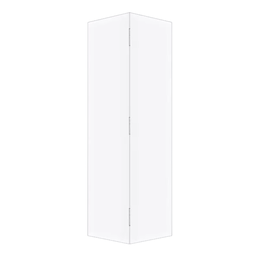 Kit Porta Camarão 0,90x2,10m Primer + Kit Ferragens Completo Branco - 2