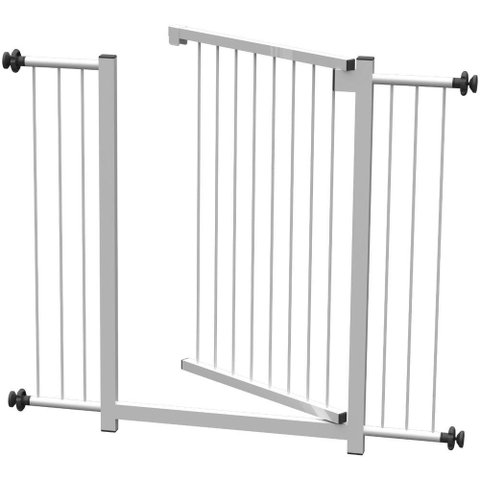 Grade Portão Pet Bebê Divisor Ambiente 90 Cm Branco