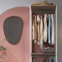 Ver imagem 5 de Guarda Roupa Closet 02 Cabideiros 183x60cm Branco Montana Proddy