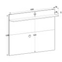 Ver imagem 7 de Conjunto Rack com Painel para TV 50 Polegadas e Estante Benevello 2038 Quiditá