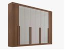Ver imagem 1 de Guarda Roupa Daymond 8 Portas Ripado 100%MDF D Doro Móveis