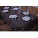 Ver imagem 1 de toalha de mesa quadrada 4 lugares tecido jacquard 1,35x1,50:grafitte