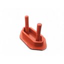 Ver imagem 3 de Kit 50 Pçs Protetor de Tomada Tampa Antichoque Bebe Vermelho