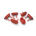 Ver imagem 5 de Kit 50 Pçs Protetor de Tomada Tampa Antichoque Bebe Vermelho