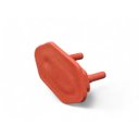 Ver imagem 6 de Kit 50 Pçs Protetor de Tomada Tampa Antichoque Bebe Vermelho