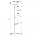 Ver imagem 6 de Conjunto Rack com Painel para TV 42 Polegadas e Estante Benevello 2037 Quiditá