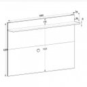 Ver imagem 7 de Conjunto Rack com Painel para 60 Polegadas e Estante Benevello 2039 Quiditá