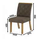 Ver imagem 3 de Cadeira Decorativa Bege Vita Henn Móveis